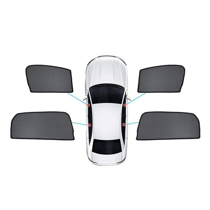 Sommer Reisen Für Civic FK2 2005-2011 Auto Magnetische Fenster Sonnenschutz Anpassbare Windschutzscheibe Privatsphäre Vorhänge(4 Side Windows) von FSOZDBBPL