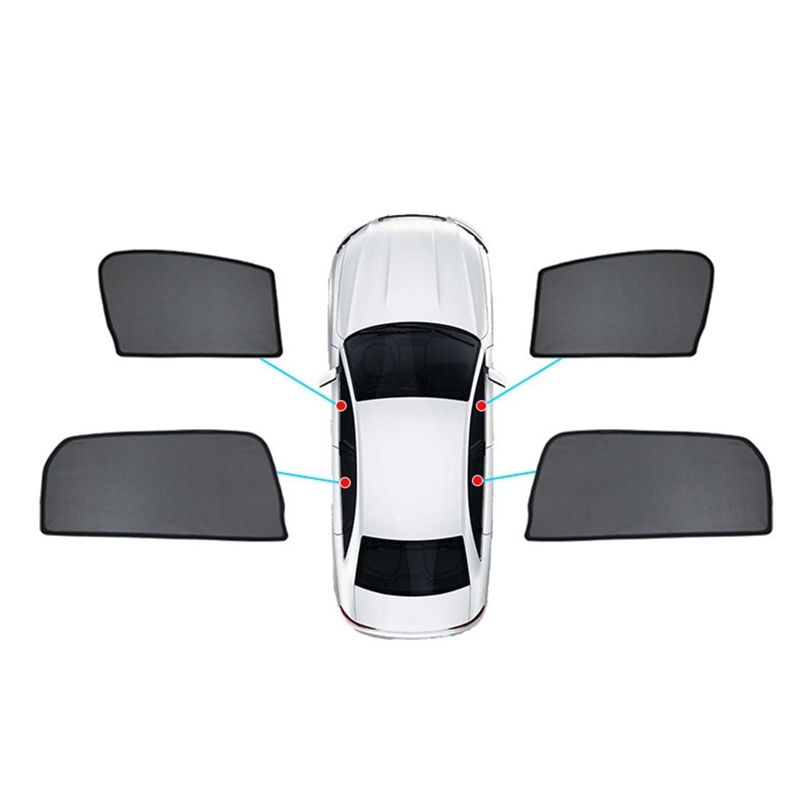 Sommer Reisen Für Jeep Grand Cherokee WJ WG 1999-2001 2002 2003 2004 Benutzerdefinierter Autofenster-Sonnenschutznetz-Windschutzscheibenvorhang(4 Side Windows) von FSOZDBBPL
