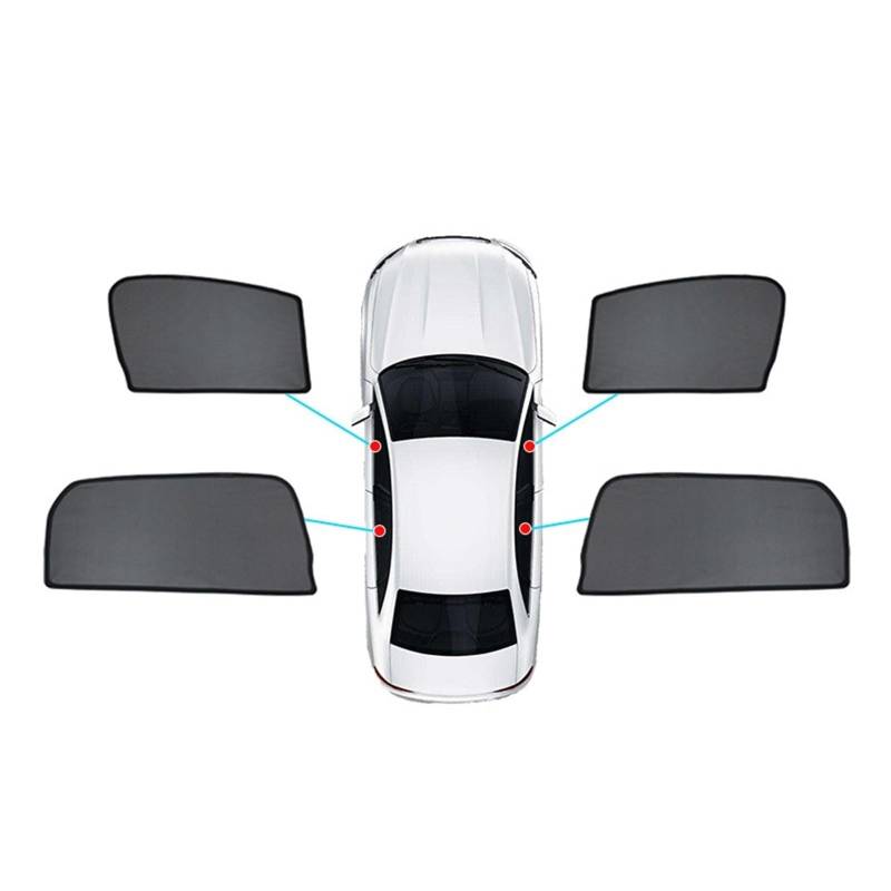 Sommer Reisen Für Jeep Grand Cherokee WJ WG 1999-2001 2002 2003 2004 Benutzerdefinierter Autofenster-Sonnenschutznetz-Windschutzscheibenvorhang(4 Side Windows) von FSOZDBBPL