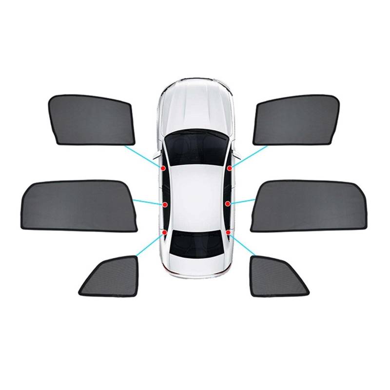 Sommer Reisen Für Jeep Grand Cherokee WJ WG 1999-2001 2002 2003 2004 Benutzerdefinierter Autofenster-Sonnenschutznetz-Windschutzscheibenvorhang(6pcs) von FSOZDBBPL