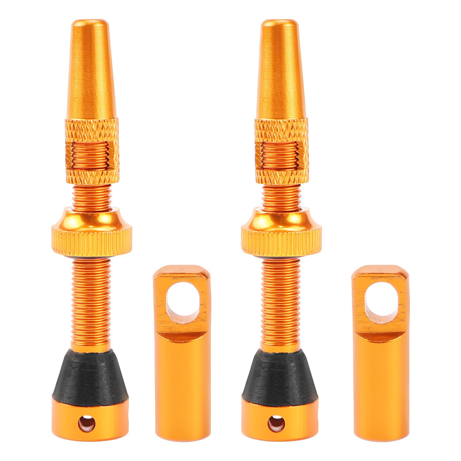 FSWWSF 2 Stück Fahrrad Tubeless 44mm Presta Tubeless Ventile Aluminiumlegierungsschäfte mit Core Remover Tool und Ventilschaftkappen passend für die meisten schlauchlosen Fahrradfelgen FSWWSF 2 Stück Fahrrad Tubeless 44mm Presta Tubeless Ventile Aluminiumlegierungsschäfte mit Core Remover Tool und Ventilschaftkappen passend für die meisten schlauchlosen Fahrradfelgen von FSWWSF