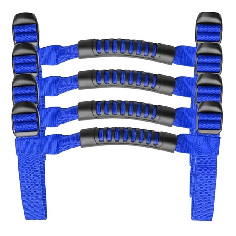 4X Überrollbügel-Haltegriffe, Griffgriff, passend for 1995–2021 J&ee&p Wr&an&gler YJ TJ JK JKU JL Sports Sahara(Blue) von FSorce