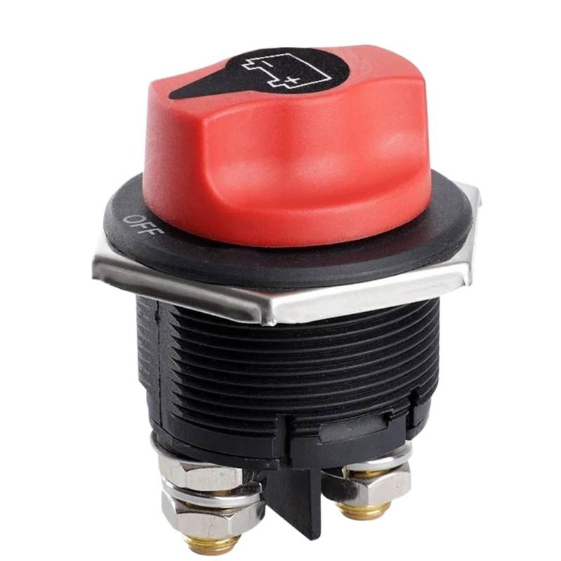 DC 12V 50A 100A 200A 300A Auto Rally Batterie Trennschalter Power Isolator Cut Off Schalter Kit for Lkw auto Motorrad Boot(200A) von FSorce