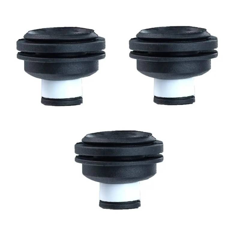 FSorce 3-teilige austauschbare Auto-Motorabdeckung 1,5 & 1,9 DCi Schwarze Gummitülle Kompatibel mit R&e&NA&ULT Clio II III K&an&go&o I von FSorce