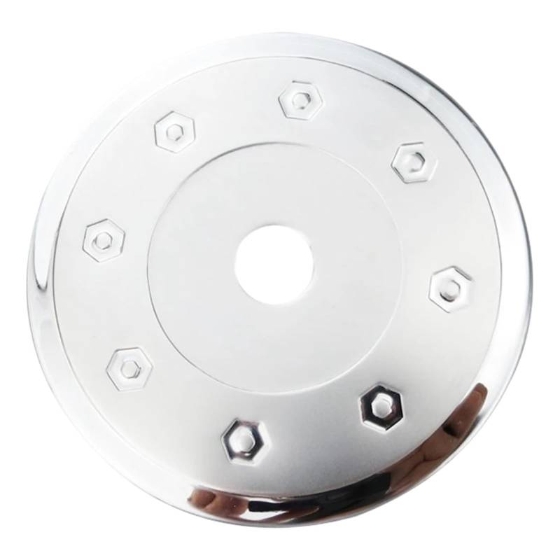 Tankdeckel aus Edelstahl, Tankdeckel, Auto-Styling-Zubehör, kompatibel mit P&eu&ge&ot 206 207 Citroen C2 von FSorce