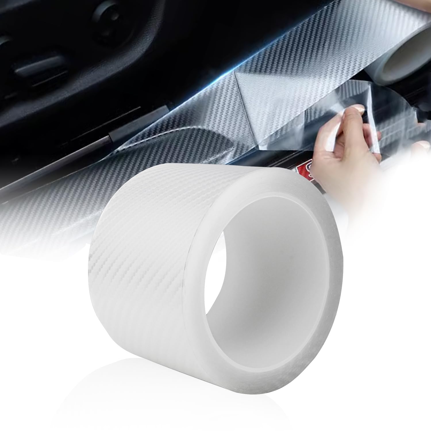 Transparenter Carbonfaser-Autoschutzfolie, General Motors Türschwellenschutz, Autolackschutzfilm, Selbstklebender Lackschutzfolie Passend für Die Meisten Autotürkanten, Innenräume und Dächer (7CMx5M) Transparenter Carbonfaser-Autoschutzfolie, General Motors Türschwellenschutz, Autolackschutzfilm, Selbstklebender Lackschutzfolie Passend für Die Meisten Autotürkanten, Innenräume und Dächer (7CMx5M) von FT FUNTOR