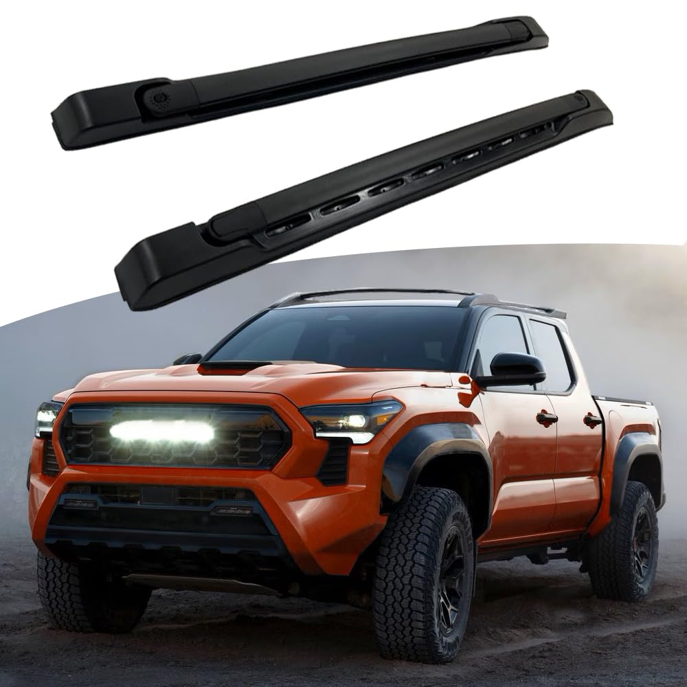 Dachreling für Toyota Tacoma 2024 2025, Aluminium, Gepäckträger, Querstangen, Dachgepäckträger, Zubehör, 2 Stück Dachreling für Toyota Tacoma 2024 2025, Aluminium, Gepäckträger, Querstangen, Dachgepäckträger, Zubehör, 2 Stück von FTAPACCE