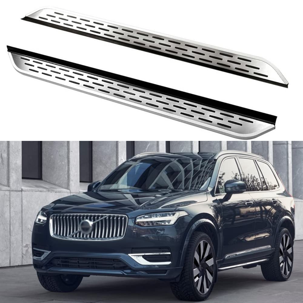 FTAPACCE 2 x Aluminium-Trittbretter für Nerf-Stangen, Seitenpedale, passend für Volvo XC90 2015–2019 FTAPACCE 2 x Aluminium-Trittbretter für Nerf-Stangen, Seitenpedale, passend für Volvo XC90 2015–2019 von FTAPACCE