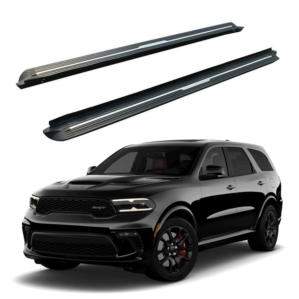 FTAPACCE 2 x seitliche Trittbretter passend für Dodge Durango 2018–2024 Side Nerf Bars Seitenpedale FTAPACCE 2 x seitliche Trittbretter passend für Dodge Durango 2018–2024 Side Nerf Bars Seitenpedale von FTAPACCE
