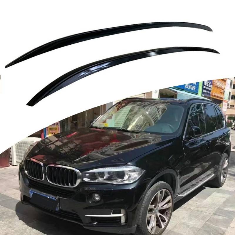 FTAPACCE Dachträger-Abdeckung, passend für BMW X5 G05 2019–2023, Silber, aktualisiert auf Schwarz, 2 Stück von FTAPACCE