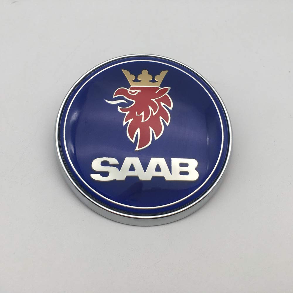 1 Stück für Saab 9-3 Saloon Boot Badge 2003-2012 12769690 (2 Stifte) (Blau) von FTC