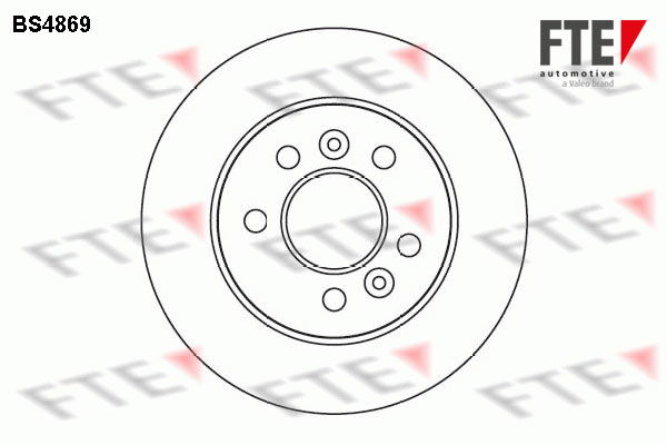 Bremsscheibe Hinterachse FTE BS4869 von FTE