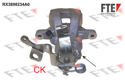 Fte Bremssattel [Hersteller-Nr. 9290635] für Citroën von FTE