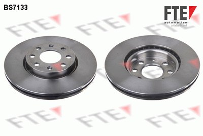 Fte Bremsscheibe [Hersteller-Nr. 9072007] für Fiat, Opel, Vauxhall von FTE