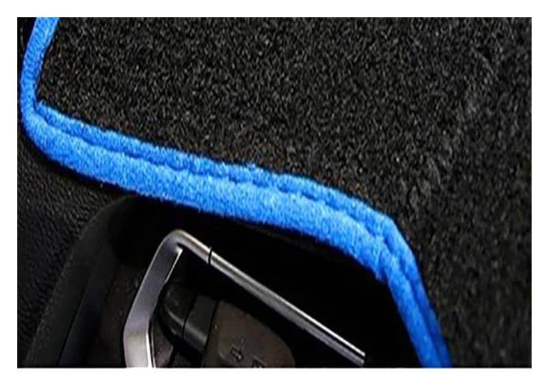 Armaturenbrett Abdeckung Auto Innen Dashboard Abdeckung Für Toyota Für RAV4 V XA50 2018 2019 2022 2021 2020 2023 LHD RHD Teppich Cape Sonnenschutz Pad Teppich Armaturenbrett Matte(Blue RHD) von FTJKKVV