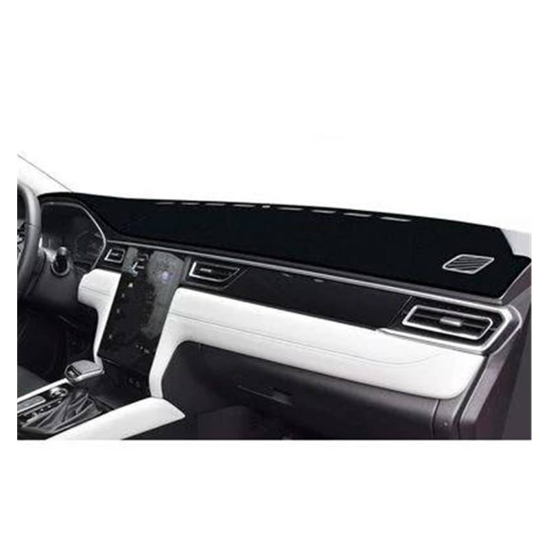 Armaturenbrett Abdeckung Für JAC Für J7 2020 2021 2022 2023 Dashboard Vermeiden Licht Pad Instrument Plattform Schreibtisch Abdeckung Matten Teppiche Zubehör Auto-styling Armaturenbrett Matte(Schwarz) von FTJKKVV