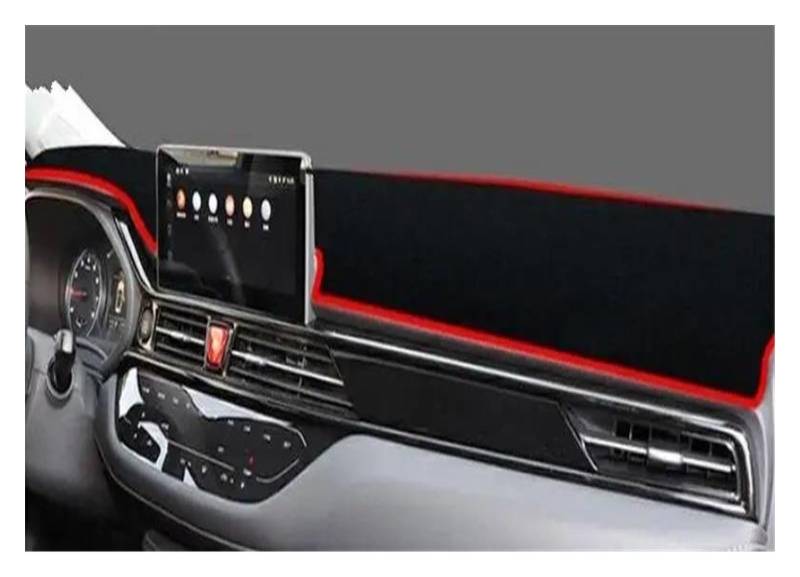 Armaturenbrett Abdeckung Für JAC Js4 Sei4 Für Pro 2020 2021 2022 2023 Auto Dashboard Vermeiden Licht Pad Instrument Plattform Schreibtisch Abdeckung Matten Teppiche Zubehör Armaturenbrett Matte(Rot,RH von FTJKKVV