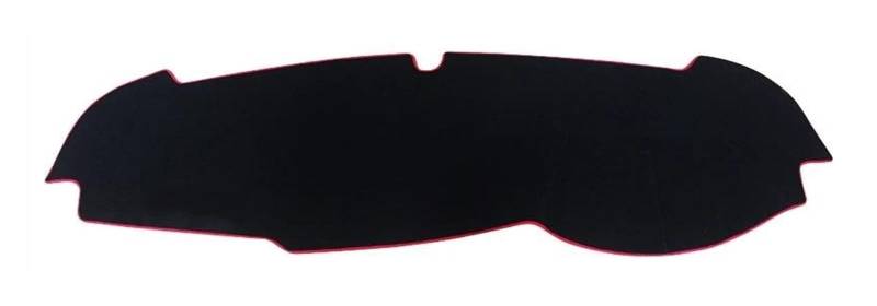 Armaturenbrett Abdeckung Für Kia Für Sportage 4 2016 2017 2018 2019 2020 Zubehör Dashboard Abdeckung Vermeiden Licht Pad Instrument Plattform Schreibtisch Teppiche Matte Armaturenbrett Matte(RHD Red S von FTJKKVV