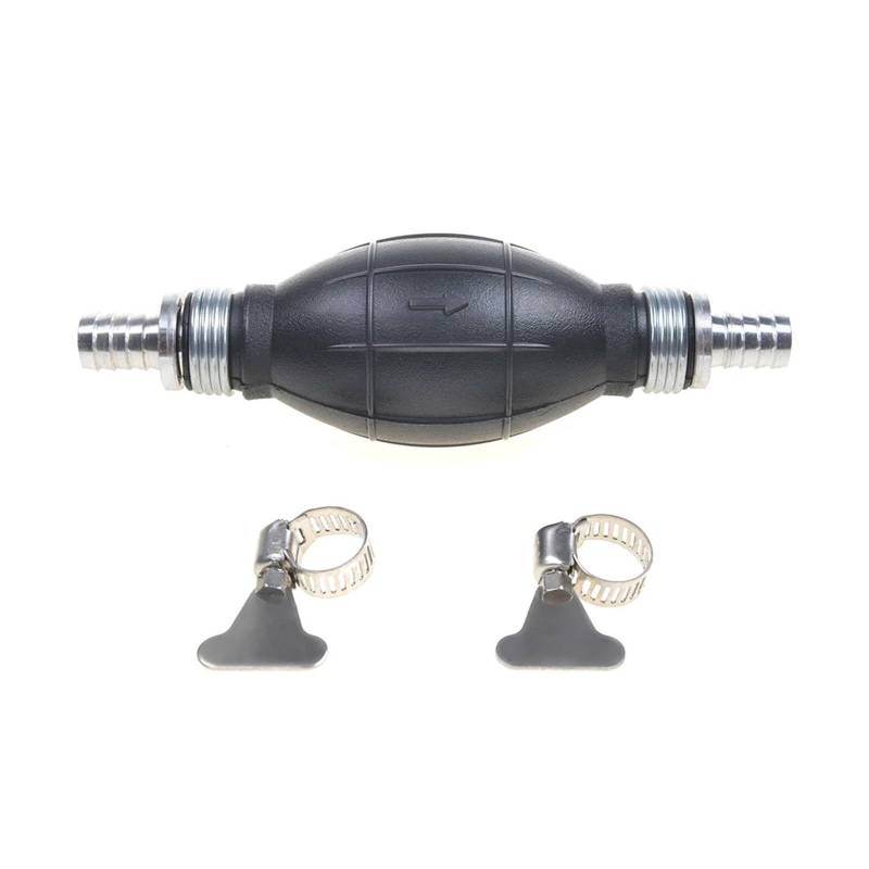 Kraftstoffpumpe 6mm 8mm 10mm 12mm Gummi Aluminium Hand Kraftstoff Pumpe Linie Hand Primer Birne Alle Kraftstoffe Für Auto Boot Außenborder Kraftstoff Pumpe Benzinpumpe(8mm) von FTJKKVV