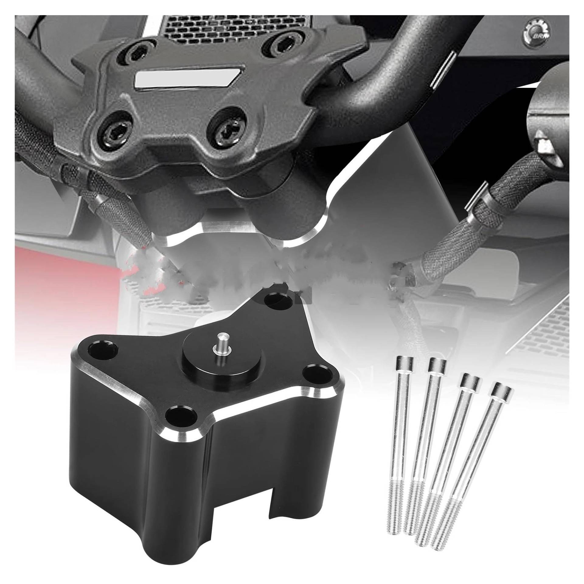 Lenkerklemme Passend Für Can AM Für Spyder Alle F3/F3S/F3T/F3 Für Limited Und RT Ab 2020 Mit Bars-Zubehör Motorrad-Lenkererhöhung 5,1 cm Lenker Riser Lenkerklemme Passend Für Can AM Für Spyder Alle F3/F3S/F3T/F3 Für Limited Und RT Ab 2020 Mit Bars-Zubehör Motorrad-Lenkererhöhung 5,1 cm Lenker Riser von FTJKKVV