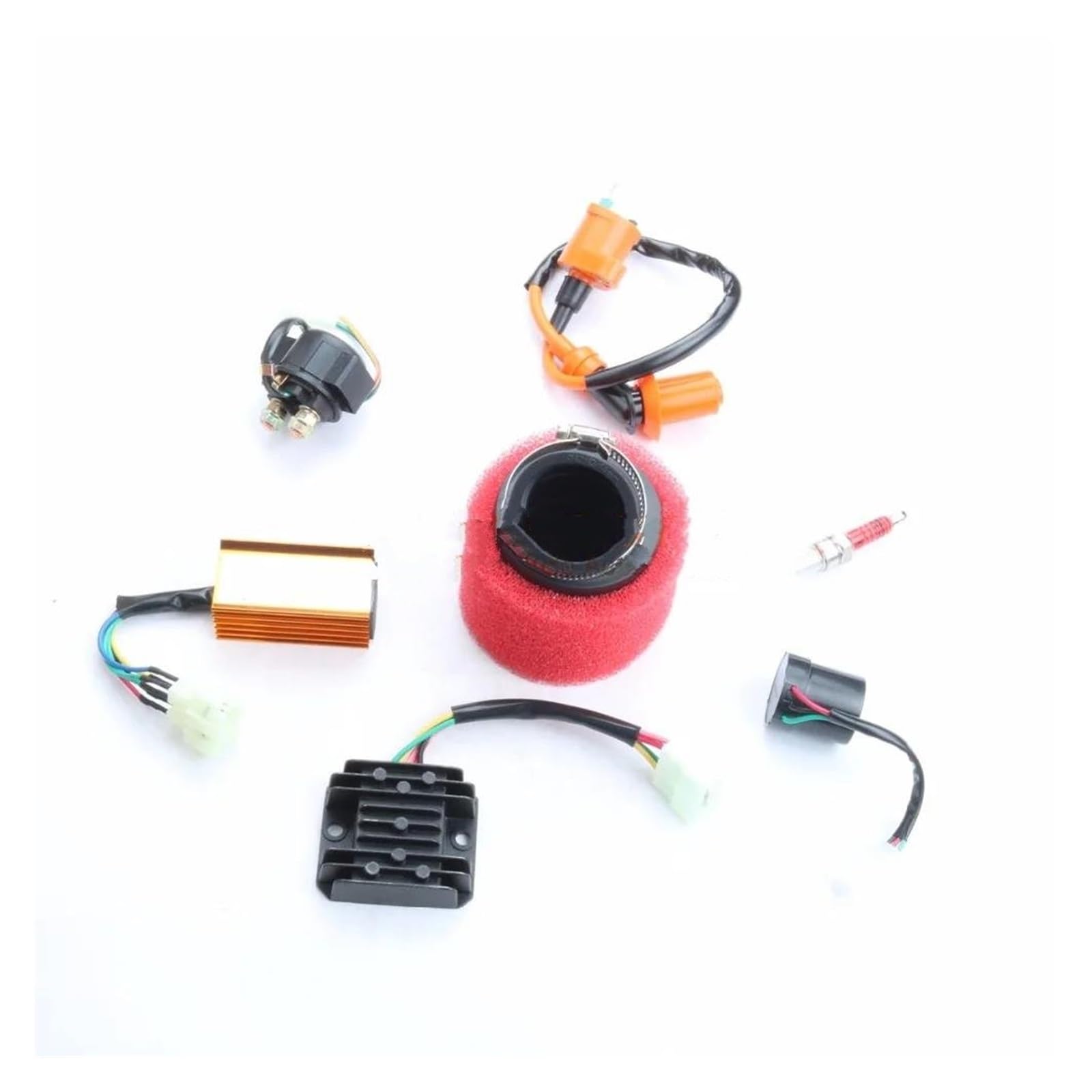 Zündspulenmodul Zündungen Für GY6 152QMI 157QMJ 125cc 150cc Modifizierter Lüfter Und Modifizierter 42-mm-Luftfilter-Zündspule AC Für CDI-Regler-Gleichrichter-Relais-Kit Zündspulenmodul Zündungen Für GY6 152QMI 157QMJ 125cc 150cc Modifizierter Lüfter Und Modifizierter 42-mm-Luftfilter-Zündspule AC Für CDI-Regler-Gleichrichter-Relais-Kit von FTJKKVV