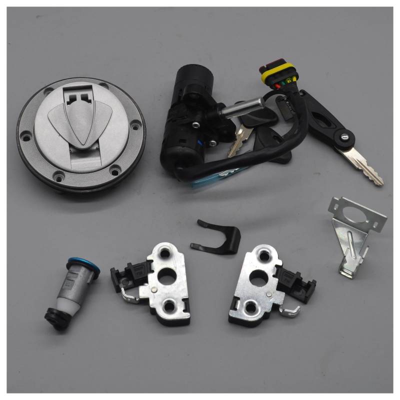 Zündspulenmodul Zündungen Motorrad Zündschlüssel Kraftstoff Tank Schloss 600cc Für QJIANG Für Benelli BJ600 TNT 600 Tnt600 BN500 Rk6 STELS600 Für GT(6 Hole Lock) von FTJKKVV