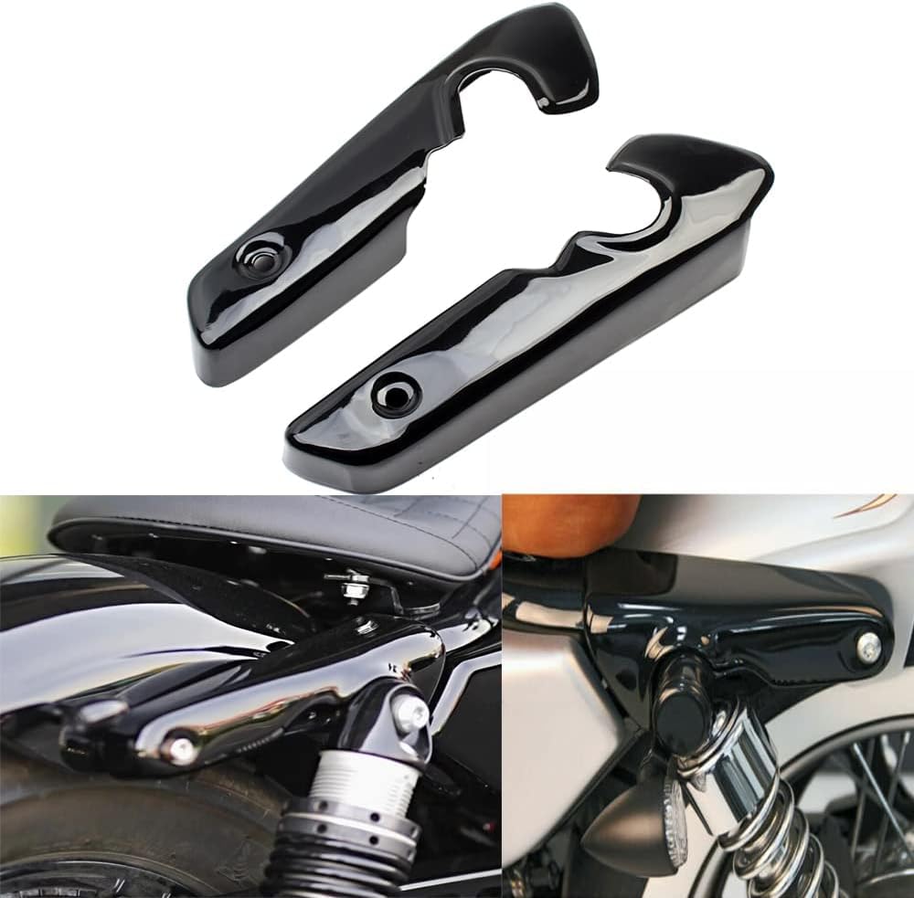 FTKDMT Kotflügel-Stützhalterung für hinteren Kotflügel, Blinker-Lichthalterung, Schwarz, Metall, Passend für Harley Sportster XL 883 1200 48 72 2004–2020 FTKDMT Kotflügel-Stützhalterung für hinteren Kotflügel, Blinker-Lichthalterung, Schwarz, Metall, Passend für Harley Sportster XL 883 1200 48 72 2004–2020 von FTKDMT