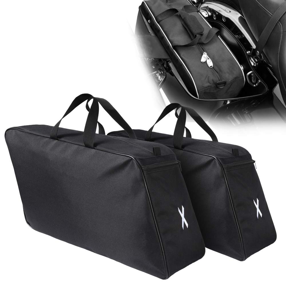 FTKDMT Motorrad Satteltasche, Gepäcktasche Innentasche, weiches Innenfutter Satteltaschenfutter für Harley Touring Modelle mit harten Satteltaschen und Ledersattel 1980–2017 FTKDMT Motorrad Satteltasche, Gepäcktasche Innentasche, weiches Innenfutter Satteltaschenfutter für Harley Touring Modelle mit harten Satteltaschen und Ledersattel 1980–2017 von FTKDMT