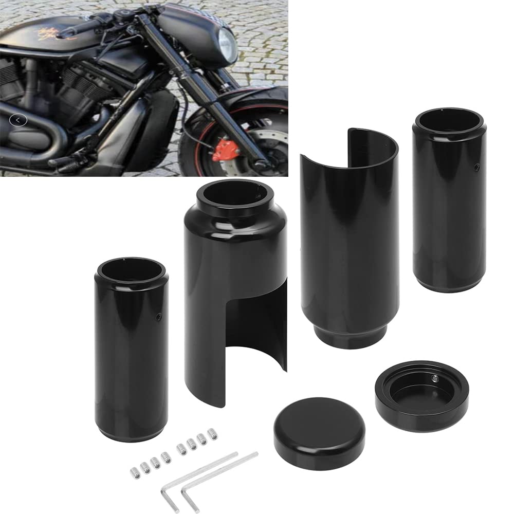 FTKDMT Motorradgabelabdeckungen vorne oben unten Gabelschutz passend für Harley V-Rod Night Rod Special 2007–2011 2010 2009 2008 FTKDMT Motorradgabelabdeckungen vorne oben unten Gabelschutz passend für Harley V-Rod Night Rod Special 2007–2011 2010 2009 2008 von FTKDMT