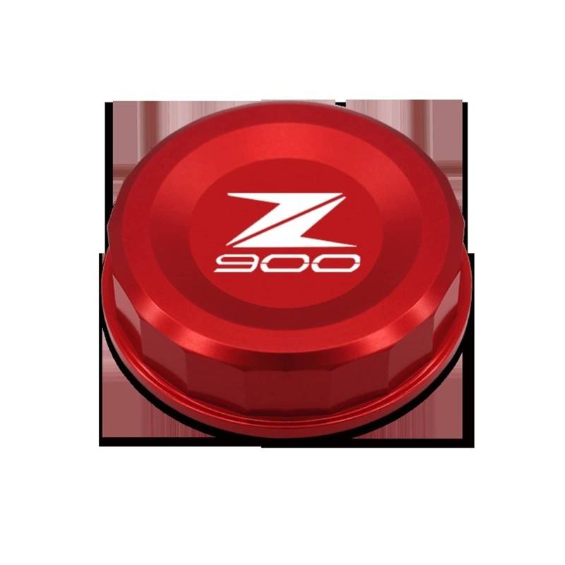Für Kawasaki Z800 Z1000SX Z900/RS/SE Motorrad Hinten Brems Flüssigkeit Master Reservoir Abdeckung Öl Einfülldeckel (Farbe : Z900 Red, Größe : 1) von FTNBAE