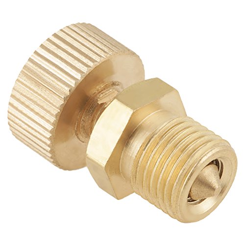 10 x 1mm Messing Entlüftungsventil Schraube Ersatz Zubehör für elektrische Hochdruckpumpe (Gold) von FTVOGUE