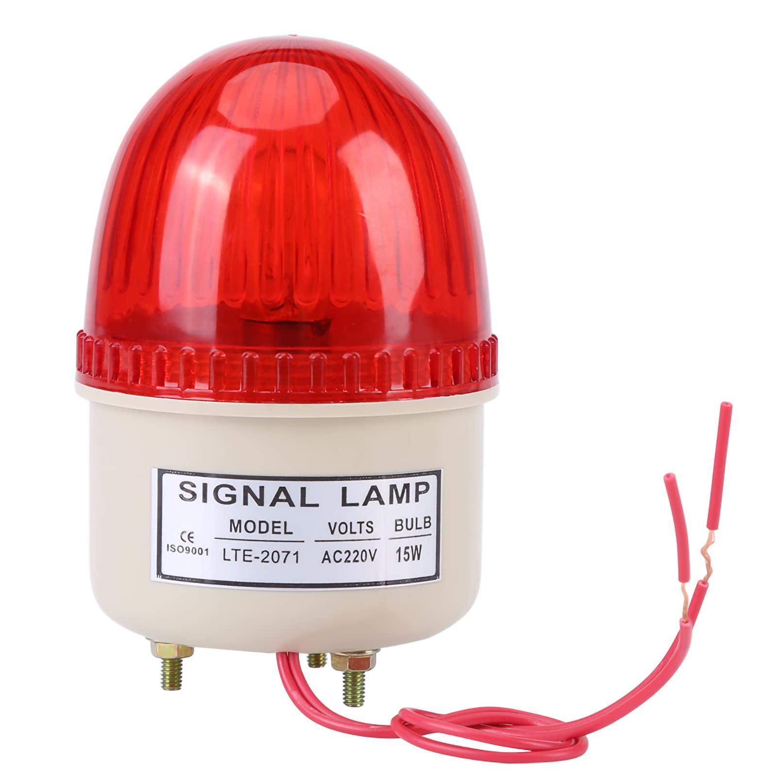 FTVOGUE 15W LED -Blitzblitzlicht, Notfallwarnlampe für Werkzeugmaschinenausrüstungen (Rot) von FTVOGUE