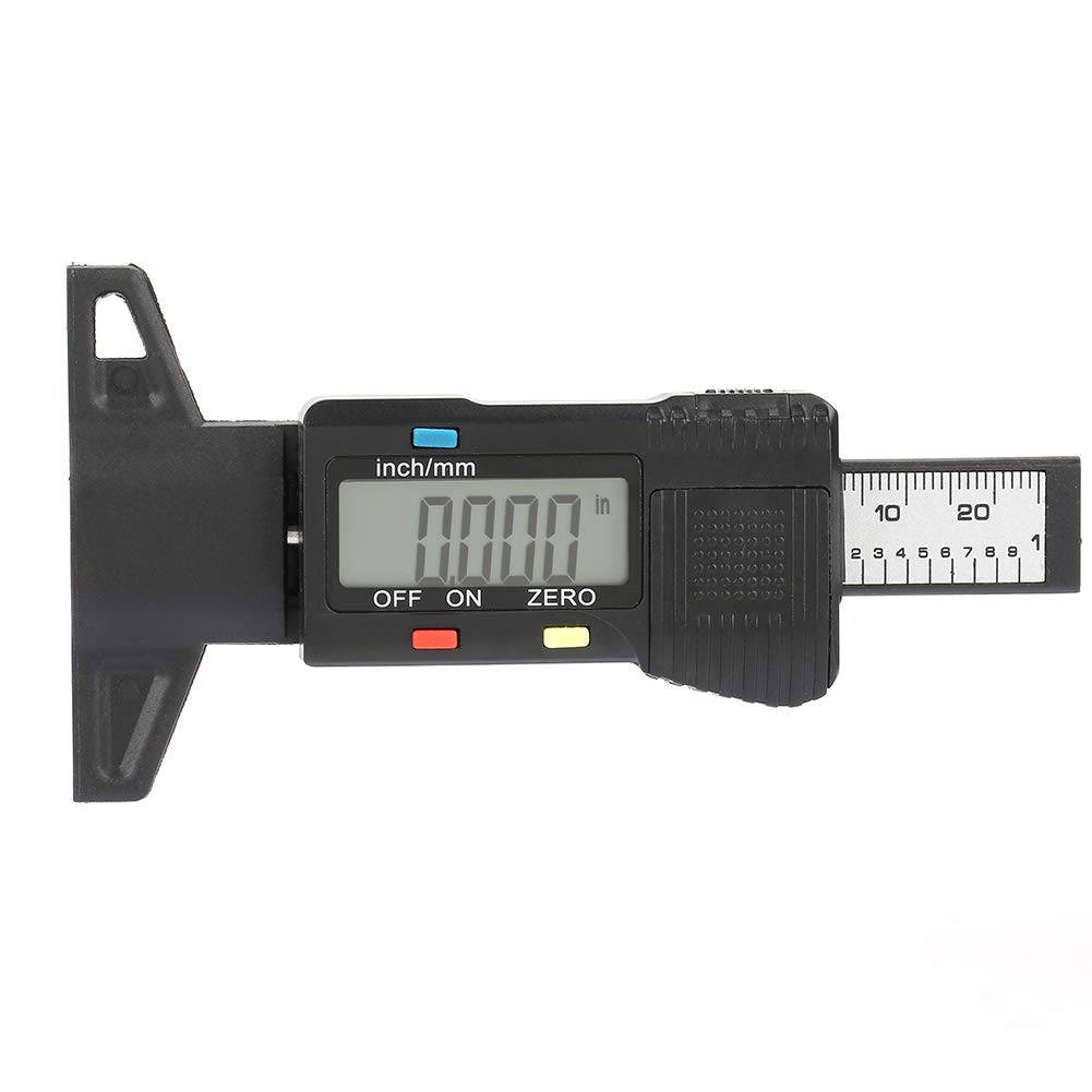 FTVOGUE Digitaler Reifenprofiltiefenmesser Leichtes wesentliches Messwerkzeug für sicheres Fahren mit metrisch/Zoll schaltbarem LCD Display FTVOGUE Digitaler Reifenprofiltiefenmesser Leichtes wesentliches Messwerkzeug für sicheres Fahren mit metrisch/Zoll schaltbarem LCD Display von FTVOGUE