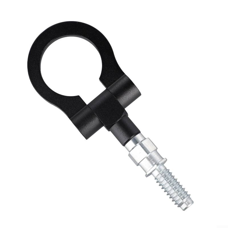 Abschleppöse für Frontstoßstange, Aluminiumkonstruktion, ideal für Fahrzeugassistenz, Schwarz von FUANA