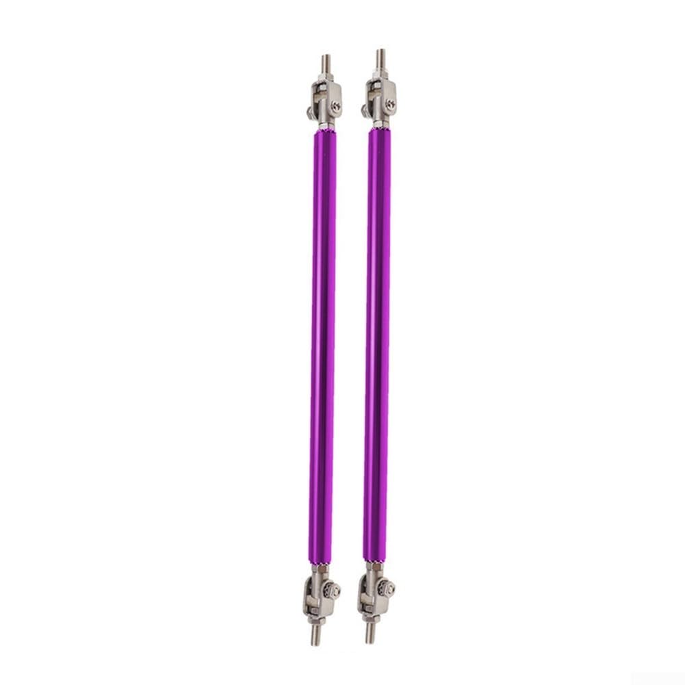 Einfache Installation Verstellbare Stützstangen für Auto Frontstoßstange Lippe Splitter (lila) von FUANA