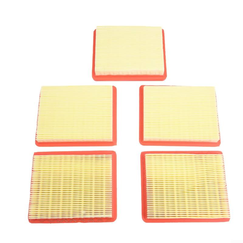 FUANA Luftfilter Ersatz 95115245 75115245 für Cadet Rasenmäher mit 159cc 1X65, 5X65, 6X65 und 8X65 Motoren (5 Stück) von FUANA