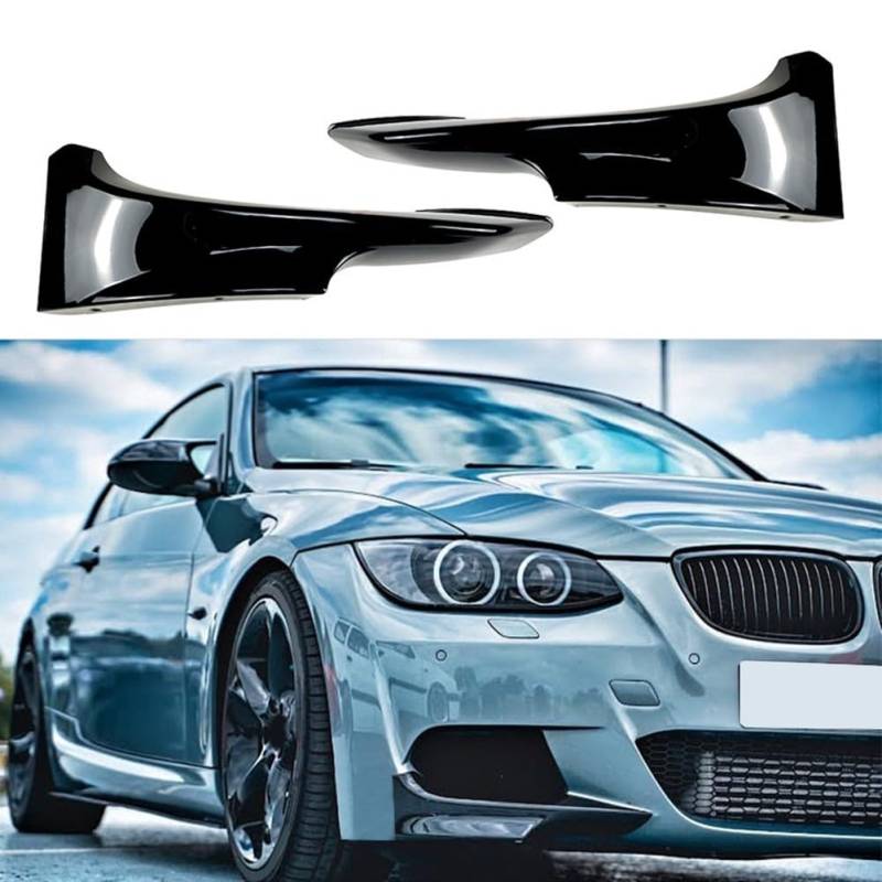 Für BMW Frontstoßstange Splitter Lippe Spoiler für Modelljahre 2006 2013, entworfen für schnelle Installation auf E92 und E93 Modellen (Glanz Schwarz 2010-2013) von FUANA