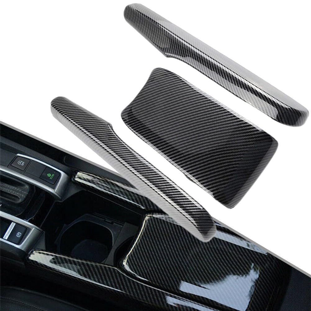 Für Honda Civic Mittelarmlehne Box Panel Abdeckung in stylischer Kohlefaser-Optik für die Modelljahre 2016 bis 2021 gezeigt Für Honda Civic Mittelarmlehne Box Panel Abdeckung in stylischer Kohlefaser-Optik für die Modelljahre 2016 bis 2021 gezeigt von FUANA