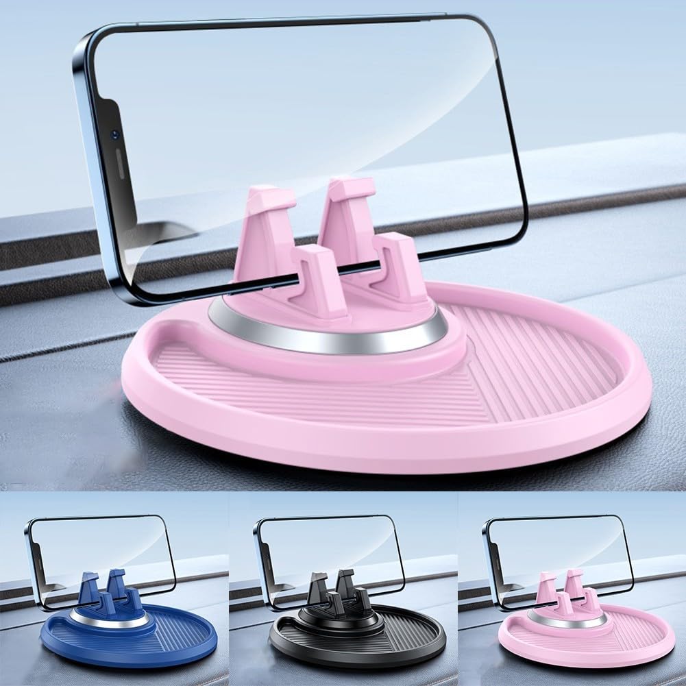 Multifunktionale Auto-Anti-Rutsch-Matte für sichere Handyhalterung und Aufbewahrungslösung (Rosa) von FUANA