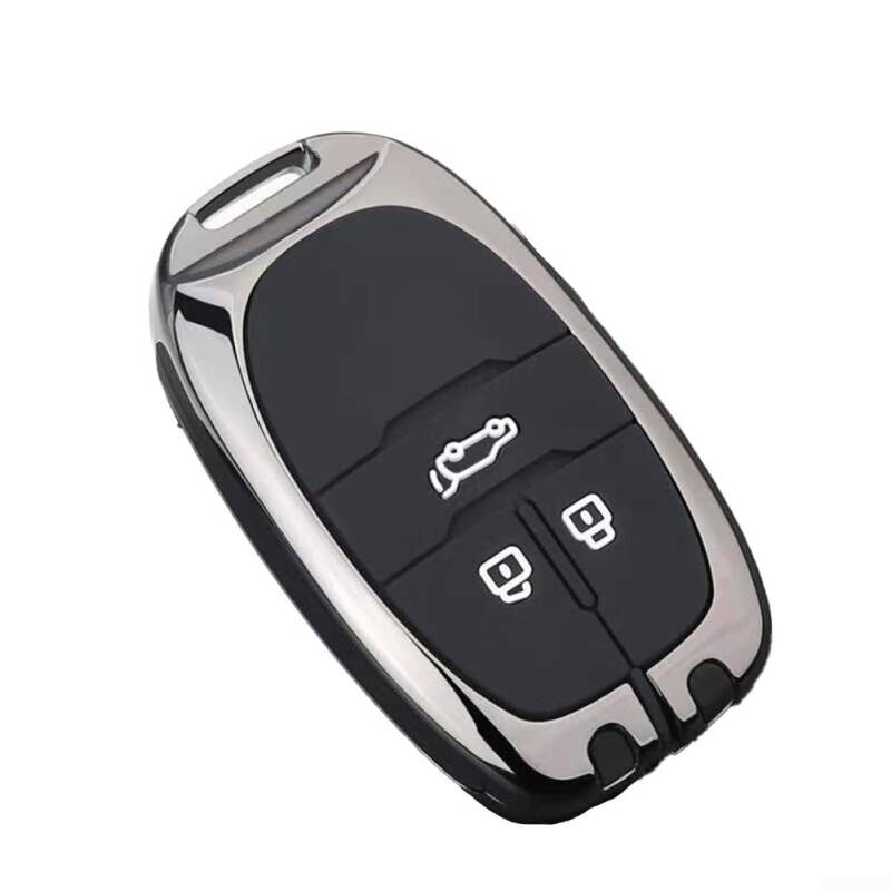 Premium Zinklegierung Schlüsselanhänger Gehäuse für LDV D90 3-Tasten-Fernbedienung mit elegantem Design von FUANA