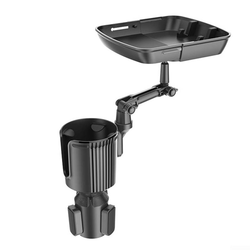 Reisefreundlicher Auto-Tablett mit 360-Grad-Drehung, ideal zum Essen von FUANA