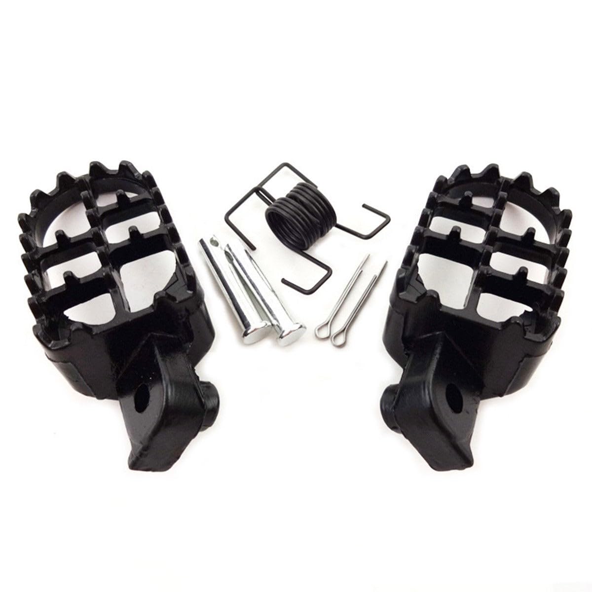 Dirt Bike Aluminium-Pedal-Set, Premium-Paar, speziell für die Verwendung mit beliebten Modellen wie TW200, allen Hondas CRFs und Yamaha's PX Serie Dirt Bike Aluminium-Pedal-Set, Premium-Paar, speziell für die Verwendung mit beliebten Modellen wie TW200, allen Hondas CRFs und Yamaha's PX Serie von FUBESK