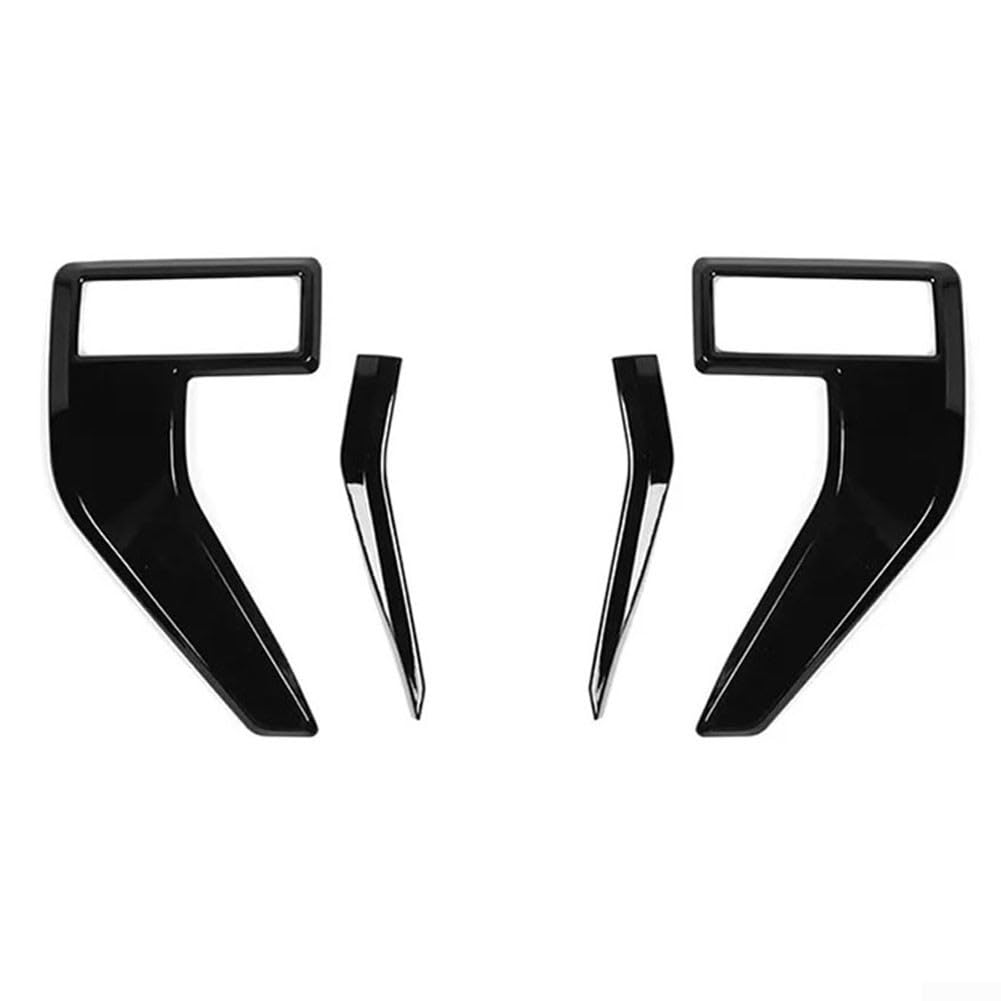 Für Ford F150 2021+ Auto-Außenseitenlüftungsabzeichen, Emblem, Verkleidung in Schwarz von FUBESK