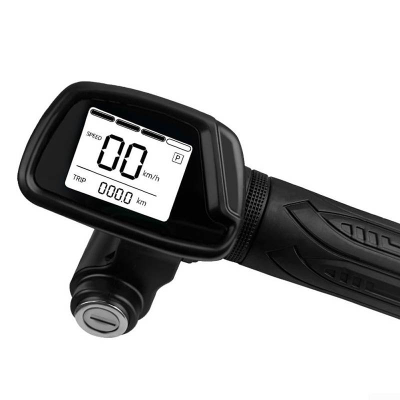 Gashebel für Elektrofahrräder mit 48V Lithium-Batterie und LED-Geschwindigkeitsanzeige von FUBESK