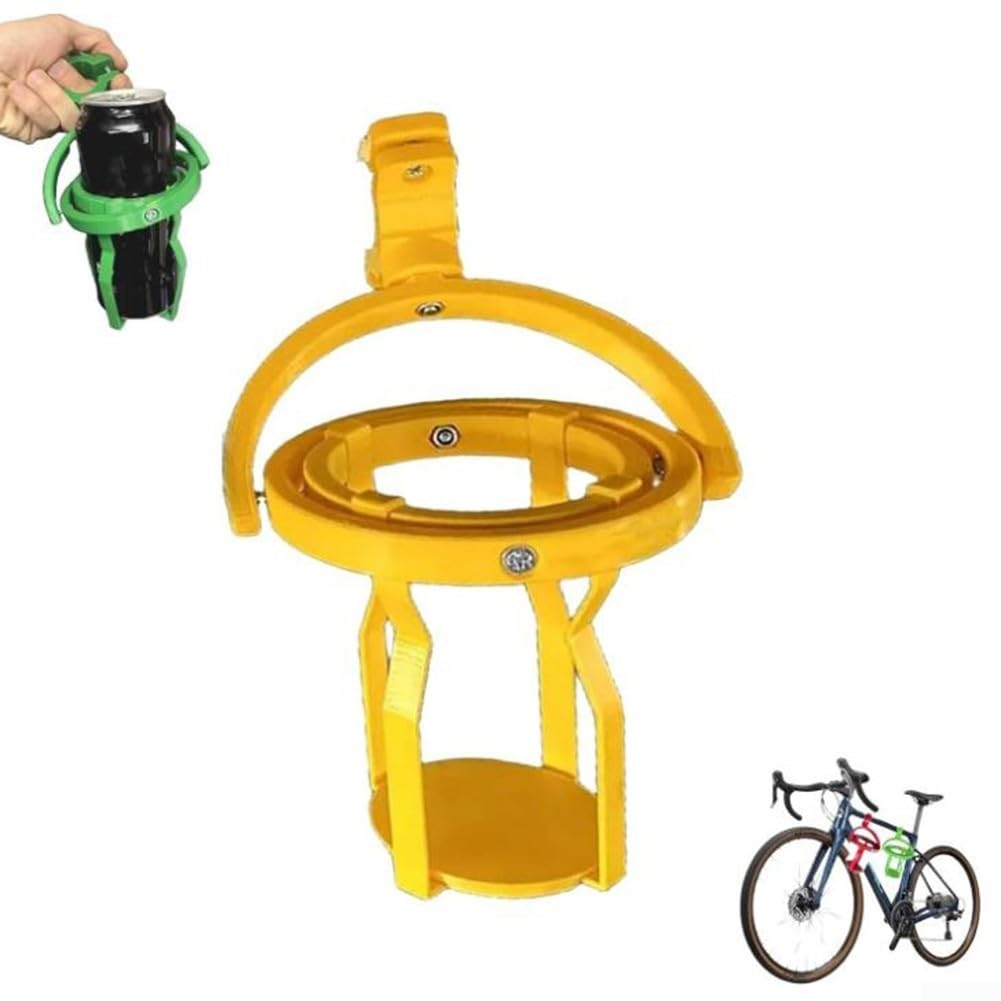 Innovativer Getränkehalter für Motorräder, LKWs und mehr. Verabschieden Sie sich von verschütteten Getränken (Gelb) von FUBESK