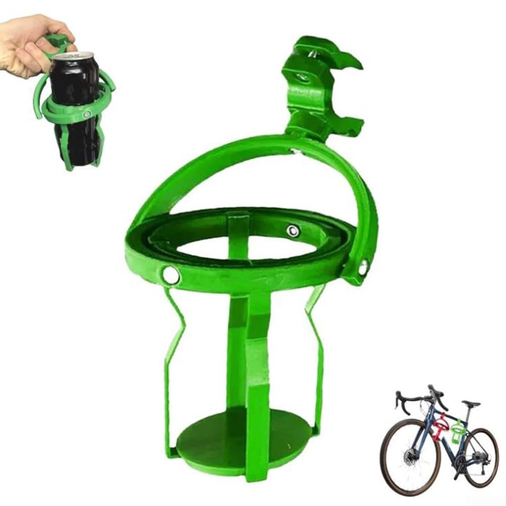 Innovativer Getränkehalter für Motorräder, LKWs und mehr. Verabschieden Sie sich von verschütteten Getränken (grün) von FUBESK