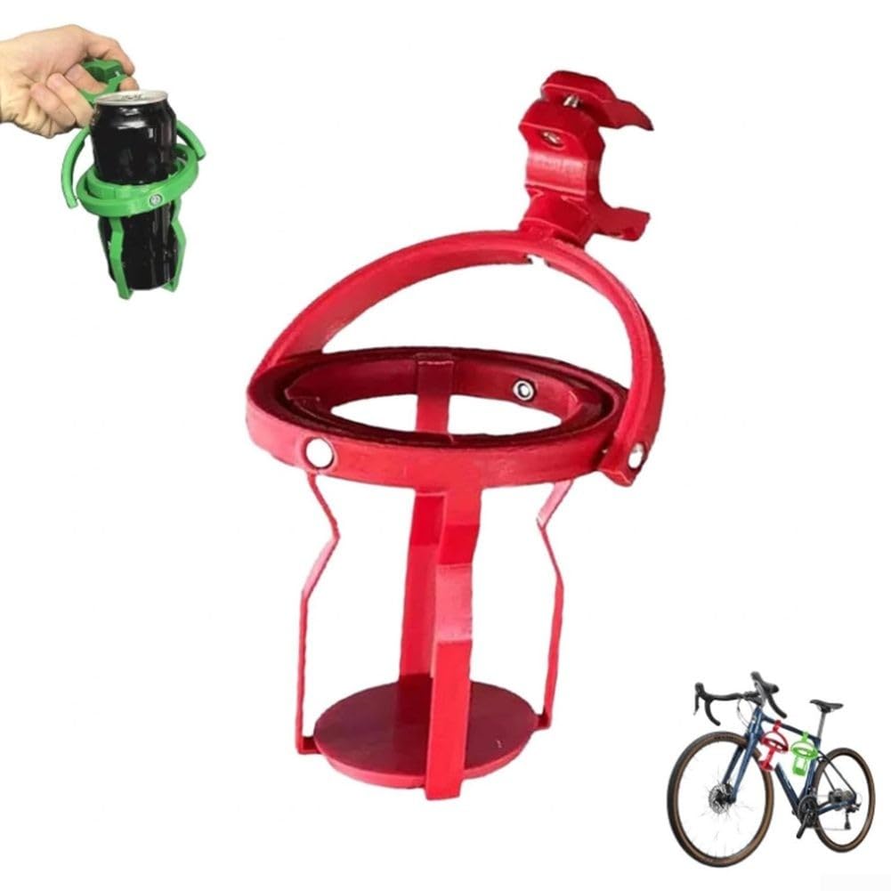 Innovativer Getränkehalter für Motorräder, LKWs und mehr. Verabschieden Sie sich von verschütteten Getränken (rot) von FUBESK
