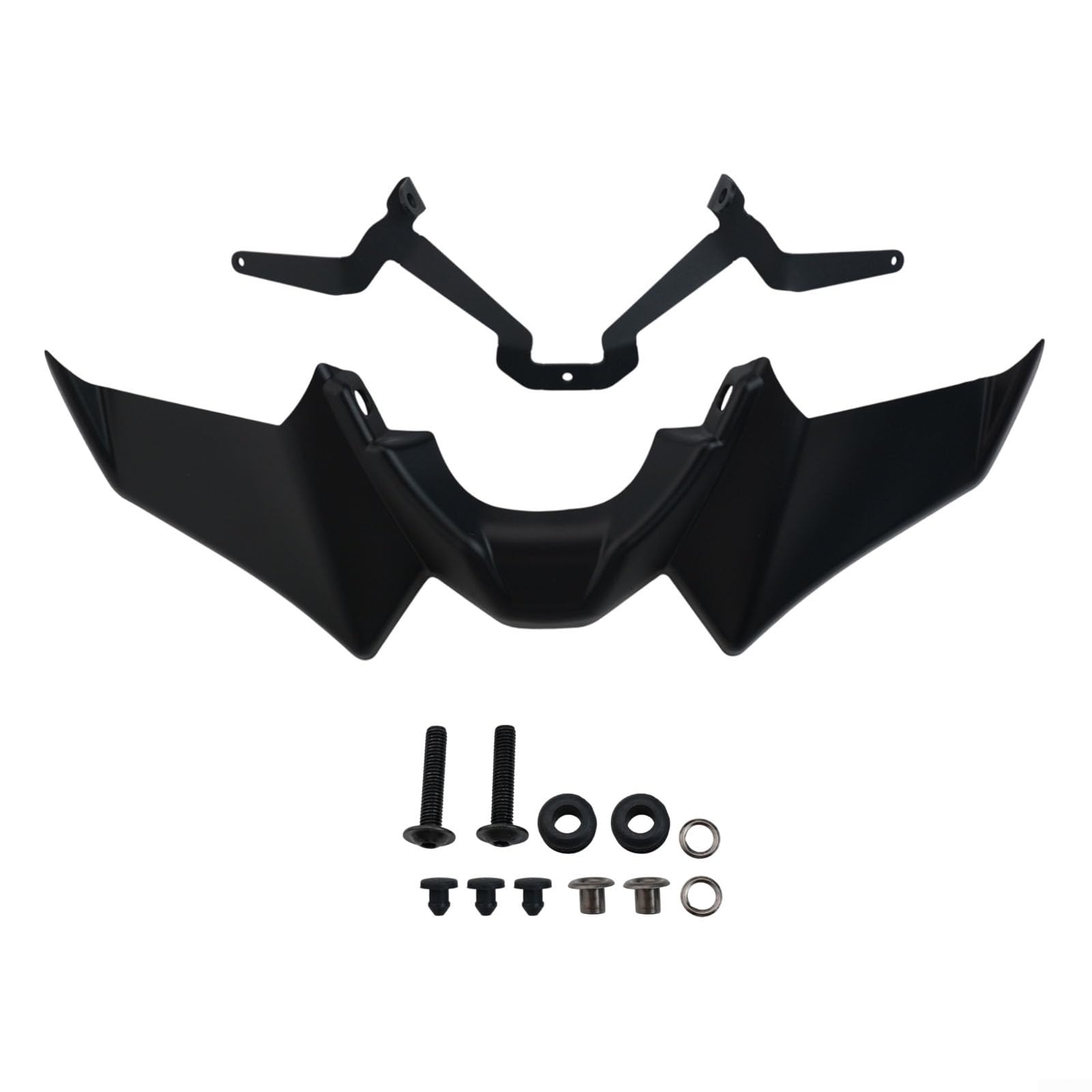Motorrad Frontspoiler für MT 07 SP 2021 2023 Sport Downforce Aerodynamischer Wing Enhancer von FUBESK