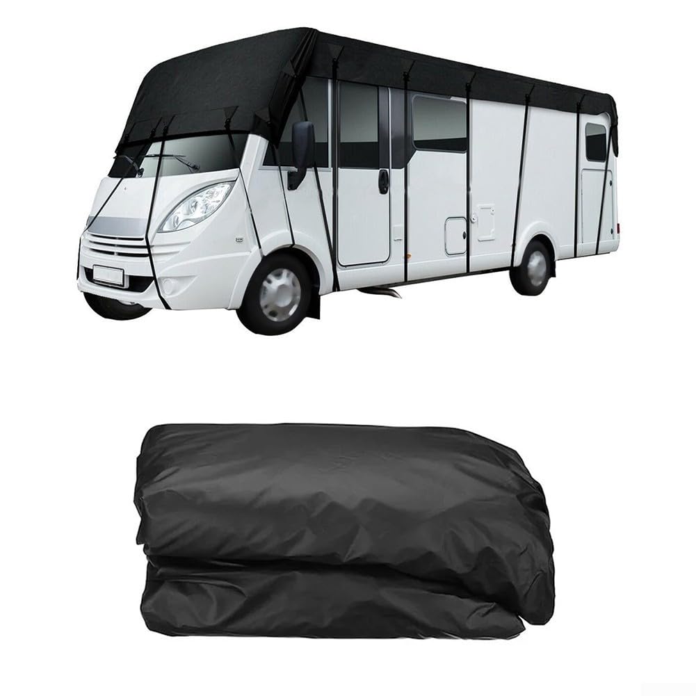 Outdoor Dachschutzabdeckung für Wohnmobile und Yachten, wasserdichte Plane aus 210D Oxford-Tuch für zuverlässige Abdeckung (8,5 x 3 Meter) von FUBESK
