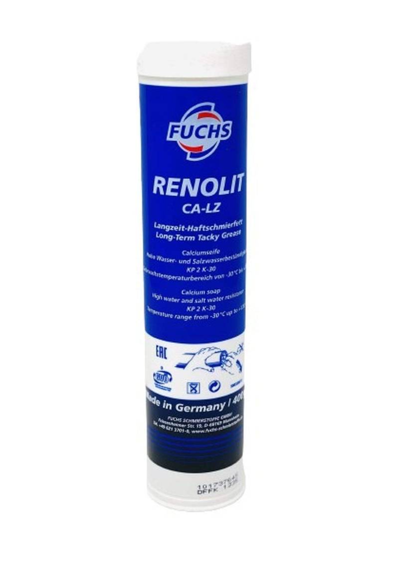 FUCHS Renolit CA-LZ Langzeitfett Fett Schmierfett Mehrzweckfett 400gr Kartusche von SILKOLENE